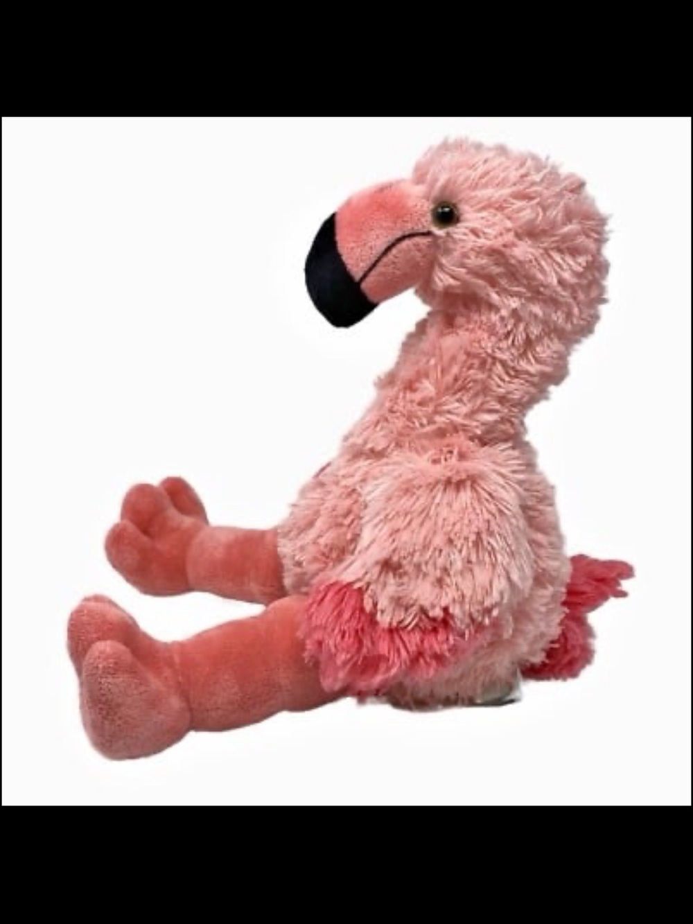 Build-A-Bear Pink Flamingo Plush with Black Beak